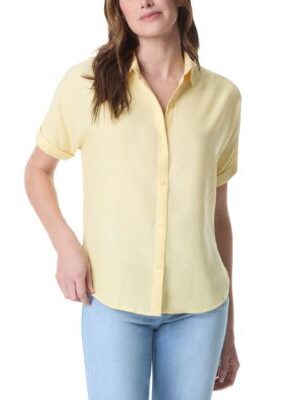 Petite Daisy Short-Sleeve Shirt