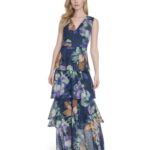 Women’s Printed Sleeveless Gown